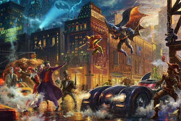 The Dark Knight Saves Gotham City Art Choices