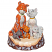 Aristocats Pride and Joy Carved by Heart Figurine