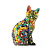 Mosaic Cat Figurine