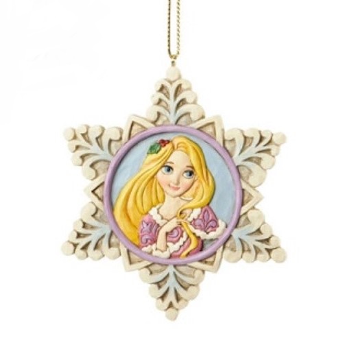 Princess Rapunzel Snowflake Ornament