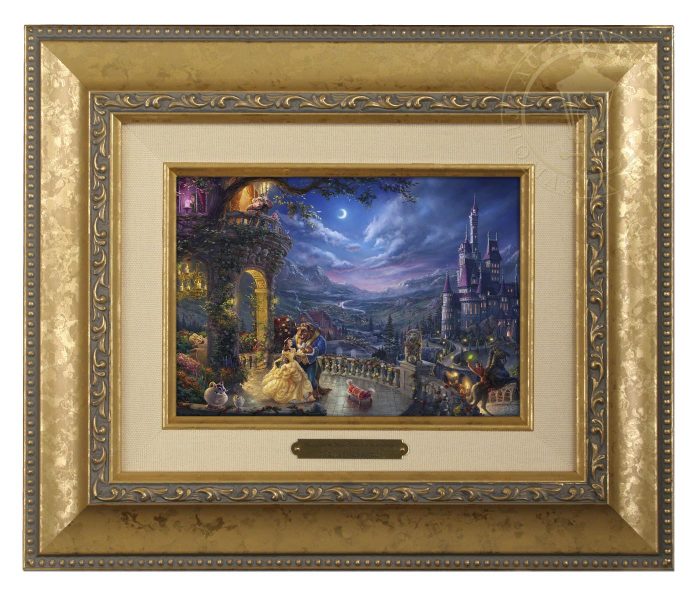 Beauty & the Beast Dancing in the Moonlight Brushwork (Frame Choices)