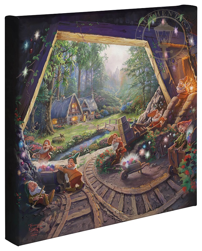 Snow White & the Seven Dwarfs 14"x14" Canvas Wrap