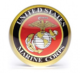 Marine Corps Crystal Paperweight