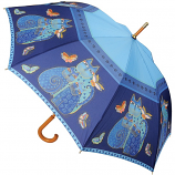 Indigo Cats Stick Umbrella
