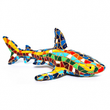 Shark Multi Color Mosaic Figurine