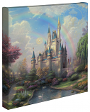 A New Day at The Cinderella Castle Canvas Wrap
