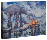 The Battle of Hoth 10"x14" Gallery Wrap