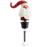 Santa Claus Glass Bottle Stopper