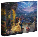 Beauty & the Beast Dancing in the Moonlight 8"x10" Gallery Wrap