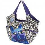 Whiskered Cat Oversized Bag