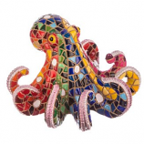 Mosaic Octopus Figurine
