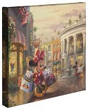 Minnie Rocks the Dots on Rodeo Drive Canvas Wrap