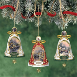 Ring in the Season Porcelain Bell Ornament Set 1