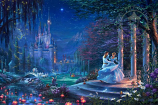Cinderella Dancing in the Starlight Painting