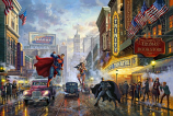 Batman, Superman and Wonder Woman Painting