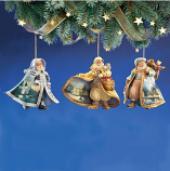 Old World Santa Ornament Set 3