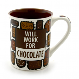 Will Work For Chocolate Mug