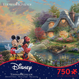 Mickey and Minnie Sweetheart Cottage Puzzle