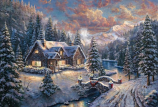 High Country Christmas Painting